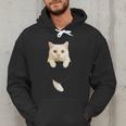 Cute Cat Pocket Cat Mom Cat Dad Cat Lover Men Hoodie Cute Cat Pocket Cat Mom Cat Dad Cat Lover Men Hoodie
