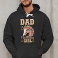 Cute Dad Of The Birthday Girl Horse Family Party Men Hoodie