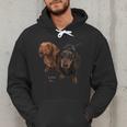 Dachshund Shirt Doxie Mom Dad Love Wiener Dog Puppy Cute Tee Men Hoodie