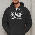 Dad 2026 Father Since 2026 Retro Dad Est 2026 Men Hoodie