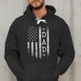 Dad American Flag Dad Patriotic Father's Day Men Hoodie