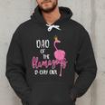 Dad Of B-Day Girl Flamazing Pink Flamingo Birthday Party Men Hoodie Dad Of B-Day Girl Flamazing Pink Flamingo Birthday Party Men Hoodie