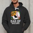 Dad Of Ballers Baseball Soccer Basketball Dad Men Hoodie