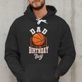 Dad Of The Birthday Boy Basketball Theme Bday Party Men Hoodie
