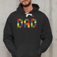 Dad Of The Birthday Boy Building Blocks Bricks Builder Men Hoodie