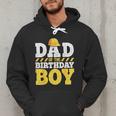 Dad Of The Birthday Boy Construction Birthday Party Hat Men Men Hoodie