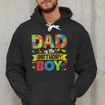 Dad Of The Birthday Boy Master Builder Kids Building Blocks Men Hoodie