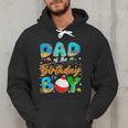 Dad Of The Birthday Boy Ofishally One Family Matching Party Men Hoodie