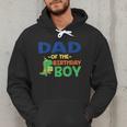 Dad Of The Birthday For Boy Saurus Rex Dinosaur Party Men Hoodie