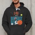 Dad Of The Birthday Boy Sports Matching Family Men Hoodie