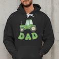 Dad Of The Birthday Boy Tractor Farm Trucks Family Party Men Hoodie
