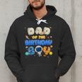 Dad Of The Birthday Boy Two The Moon Space Family Matching Men Hoodie
