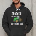 Dad Of The Birthday Boy Vintage Farm Tractor Party Family Men Hoodie
