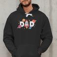 Dad Of The Birthday Boys Space Astronaut 1st Birthday Family Men Hoodie