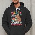 Dad Of The Birthday Capybara Boba Tea Girl Bday Party Family Men Hoodie