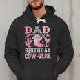 Dad Of The Birthday Cow-Girl Rodeo Cowgirl Bday Men Hoodie