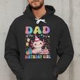 Dad Of The Birthday Girl Axolotl Bday Party Family Men Hoodie
