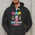Dad Of The Birthday Girl Candy Family Bday Party Men Hoodie