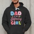 Dad Of The Birthday Girl Family Summer Beach Birthday Party Men Hoodie