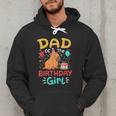 Dad Of The Birthday Girl Kids Cute Capybara Bday Family Men Hoodie
