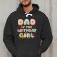 Dad Of The Birthday Girl Sweet Donut Birthday Family Men Hoodie