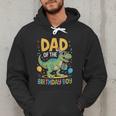 Dad Of The Birthday Party Outfit Dinosaur Squad Daddy Men Hoodie