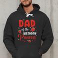 Dad Of The Birthday Princess Strawberry Theme Bday Party Men Hoodie