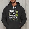 Dad Of The Birthday Snake Themed Birthday Party Men Hoodie