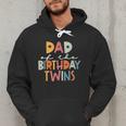 Dad Of The Birthday Twins Kids Great Daddy Of Twins Bday Men Hoodie