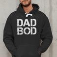 Dad BOD Rough Strong 90s Stencil Text Men Hoodie