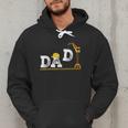 Dad Construction Excavator Family Matching Bday Party Men Hoodie