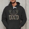 Dad Deer Hunting Camo Father Hunters Buck Camouflage Nature Men Hoodie