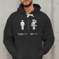 My Dad Is A DJ Disk Jockey DJ T-Shirt Men Hoodie