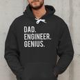 Dad Engineer Genius Cute Engineering Father Men Hoodie