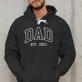 DAD Est 2023 Best Father Throwback Classic Men Hoodie
