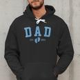 Dad Est 2026 Blue Baby Feet First Time Boy Daddy Men Hoodie