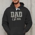 Dad Est 2026 Camo Old School Men Father's Day Dada Men Hoodie