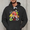 Dad Farm Animal Birthday Family Matching Party Men Hoodie