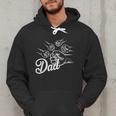 Dad Of Four Toddler Kids Fathers Day Fist Bump Family Men Hoodie