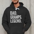 Dad Gramps Legend Vintage Distressed Bold Gramps Graphic Men Hoodie