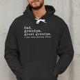 Dad Grandpa Great Grandpa Fathers Day Great Grandpa Men Hoodie