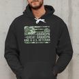 Dad Grandpa Great Grandpa Veteran Fathers Day Great Grandpa Men Hoodie