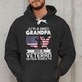Dad Grandpa Veteran Nothing Scares Patriotic Veterans Day Men Hoodie