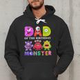 Dad Little Monster Kids 1st Birthday Party Family Monster Small Men Hoodie