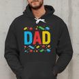 Dad Master Builder Building Bricks Blocks Family Fathers Day Men Hoodie