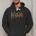 Dad And Mom Of The Birthday Boy Pixel Game Matching Family Men Hoodie
