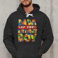 Dad And Mom Dada Birthday Boy Building Bricks Family Party Men Hoodie
