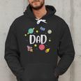 Dad Outer Space Galaxy Birthday For Family Men Hoodie