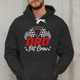 Dad Pit Crew Birthday Party Race Car Lover Racing Family Men Hoodie