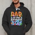 Dad Under Sea Birthday Party Boys Ocean Sea Animals Themed Men Hoodie